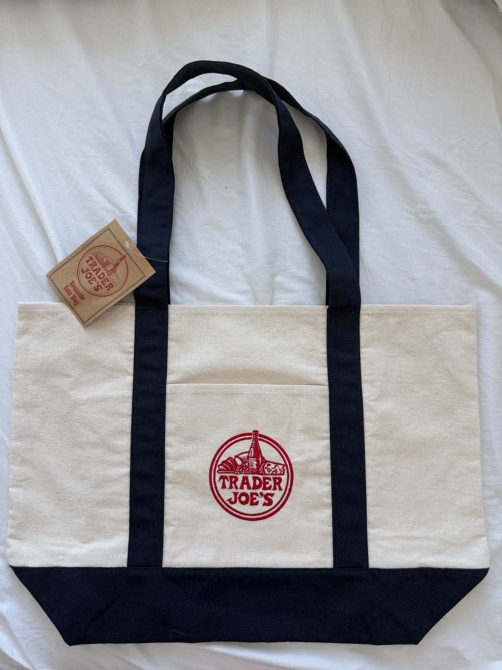 LARGE NAVY - Trader Joe’s canvas tote